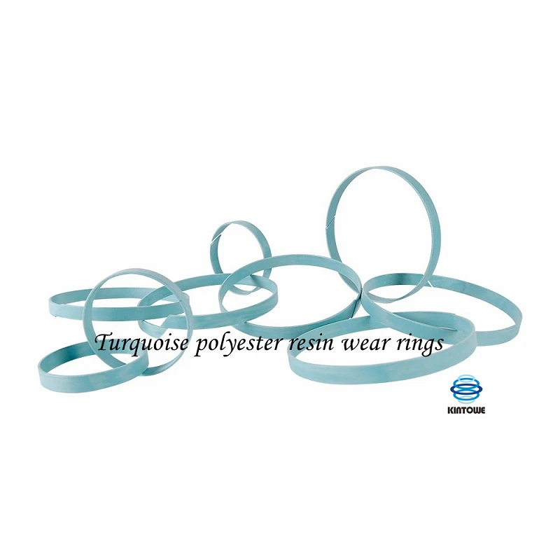 Turquoise Polyester Resin Wear Rings